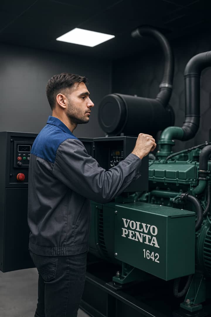 عیب یابی سرویس و تعمیر دیزل ژنراتور ولوو پنتا1342 Volvo PENTA ساخت سوئد در کرج